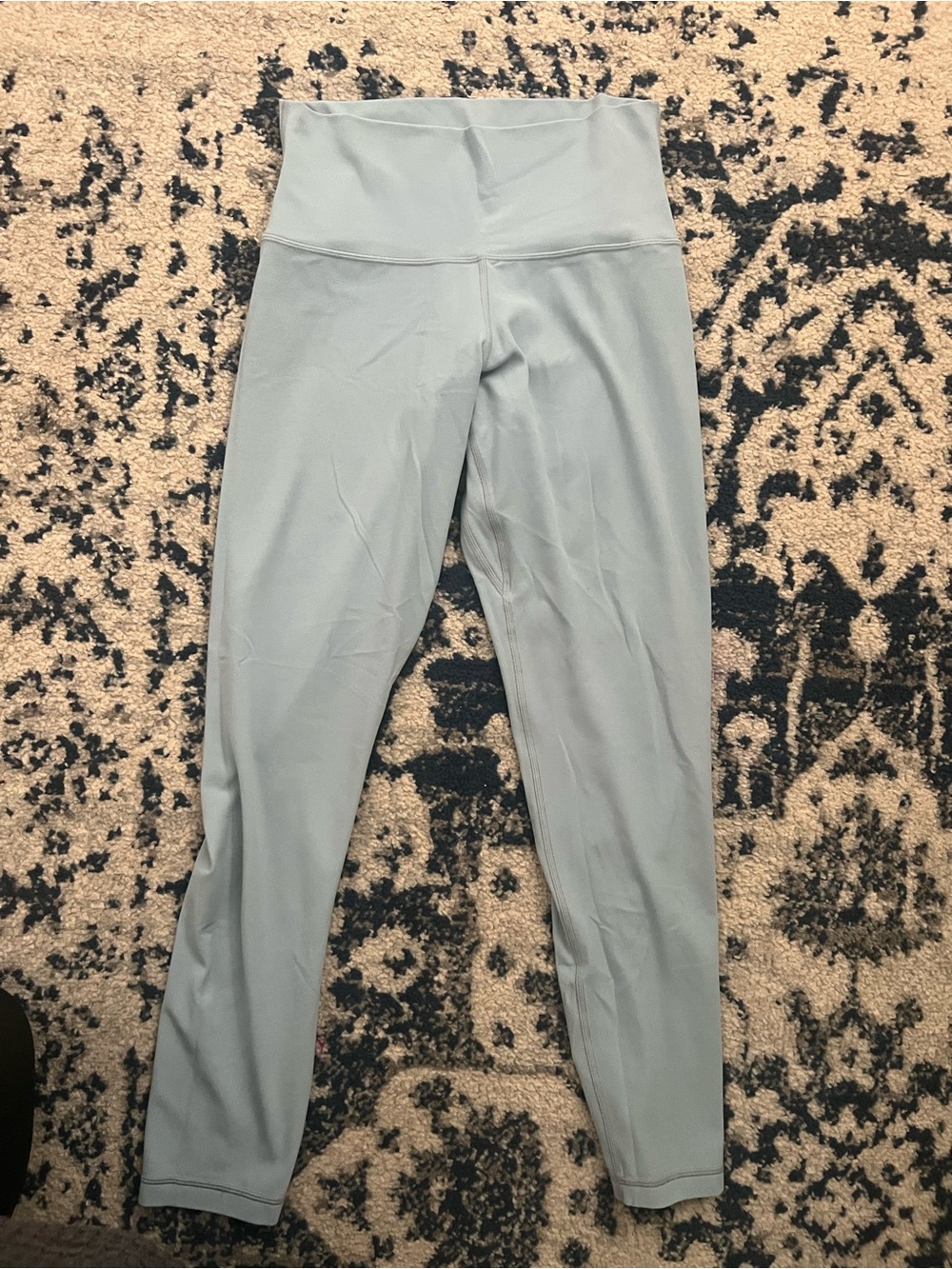 Aritzia High-Waist Light Blue Leggings